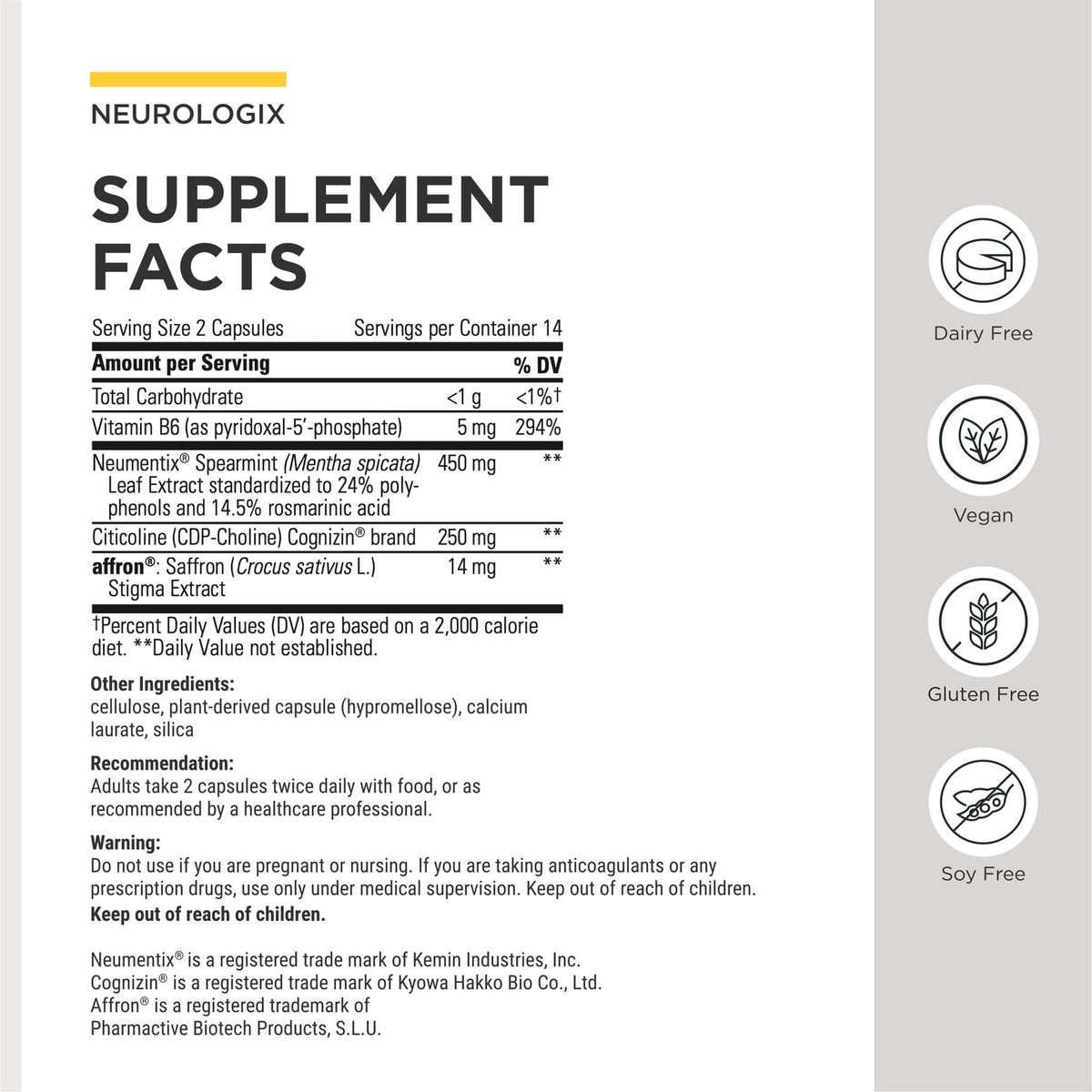 Integrative Therapeutics Neurologix, Nootropic for Brain Health