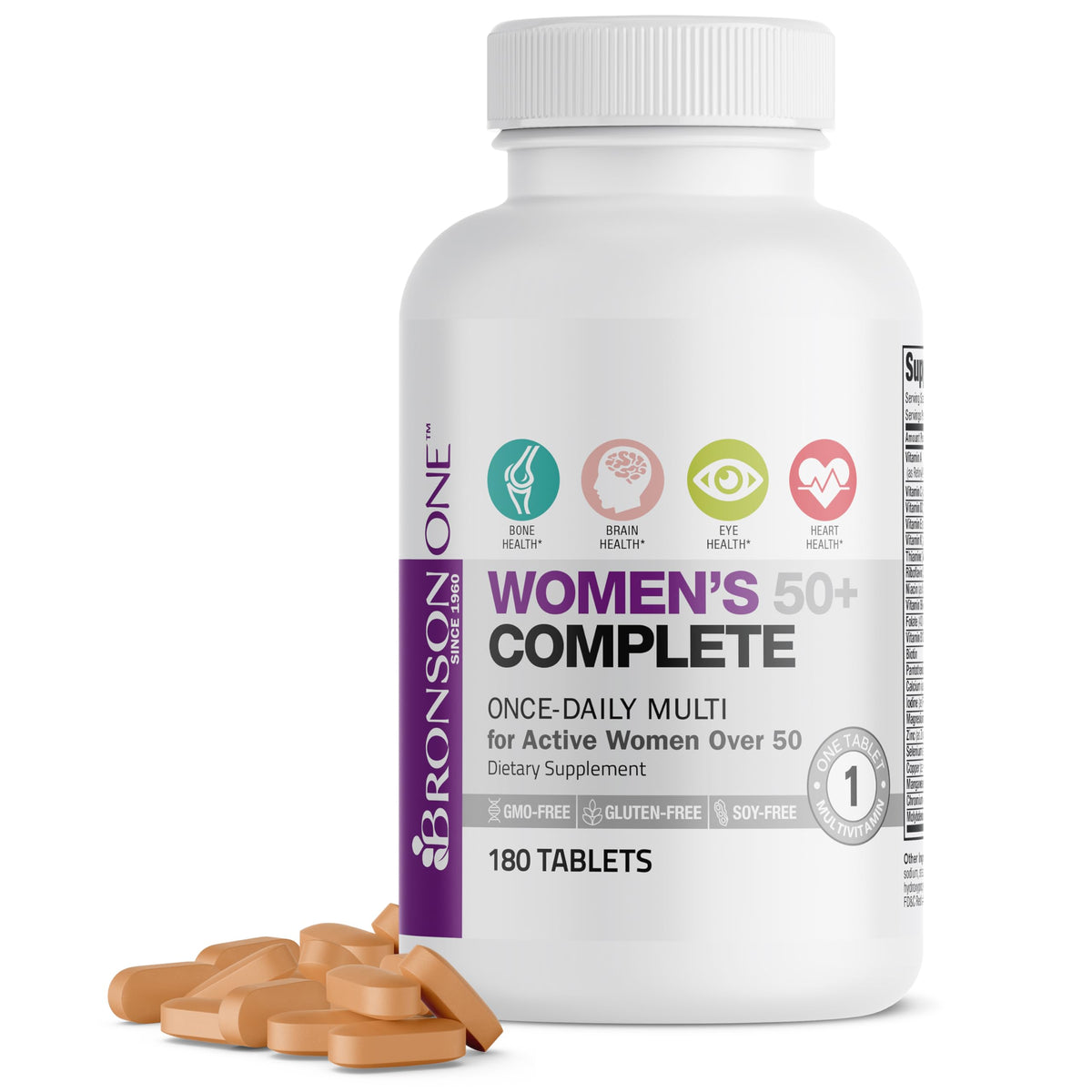 Complete Multivitamin for Women 50+ by Bronson Vitamins