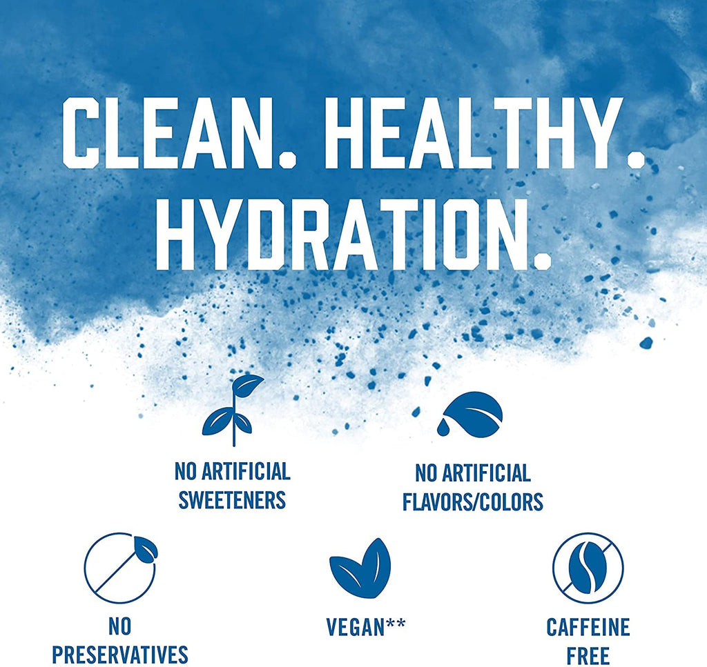 BIOSTEEL Electrolyte Hydration Mix Blue Raspberry - 16 Sticks - image 2