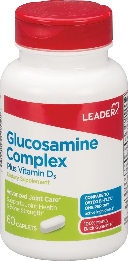 Leader Glucosamine with Vitamin D One Per Day - 60 Caplets - image 5