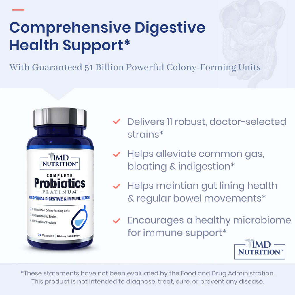 1MD Nutrition Complete Probiotics - Parent