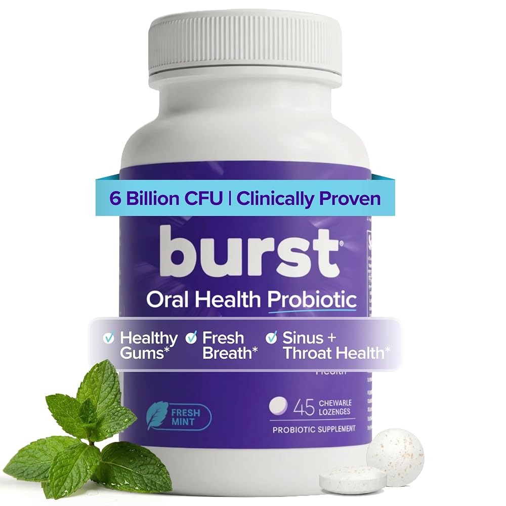 Burst Dental Probiotics for Teeth and Gums - 45 Tablets