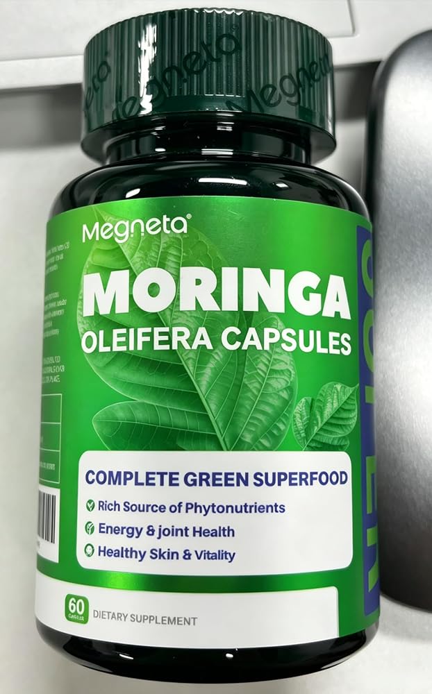 MEGNETA Moringa Capsules - 12000mg Moringa Powder