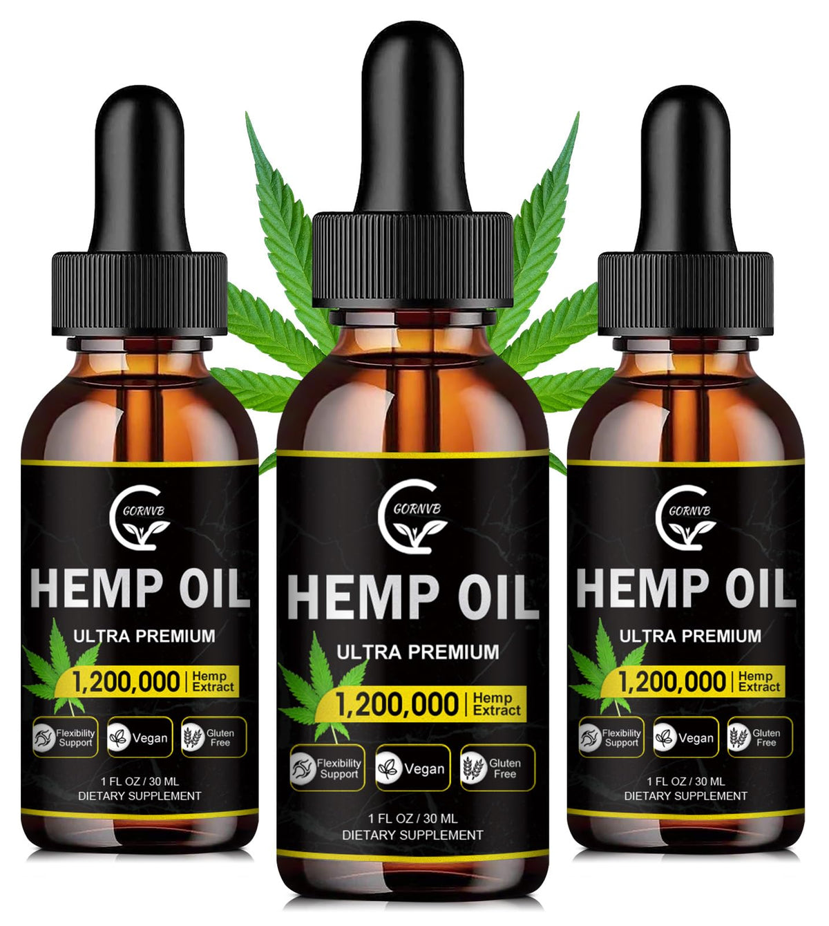 GORNVB Omega 3,6,9 Oil 1,200,000mg Extra Strength