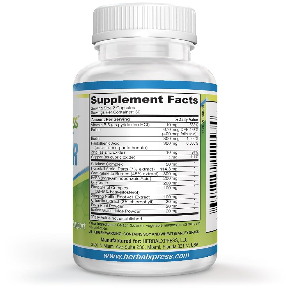 HerbalXpress Anti-Gray Hair Formula - 240 Capsules - image 3