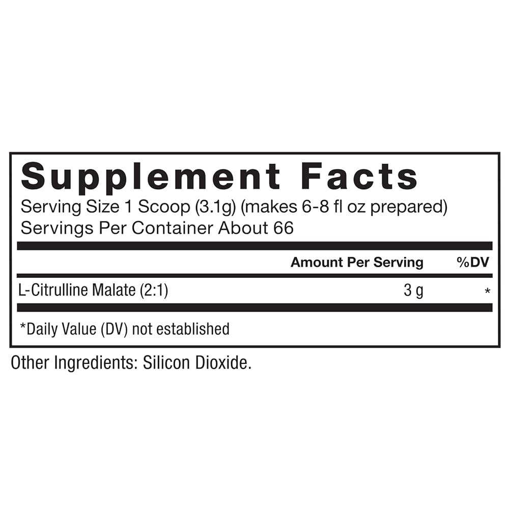 Force Factor Citrulline Malate 2:1 L-Citrulline Powder - 7 oz - image 6