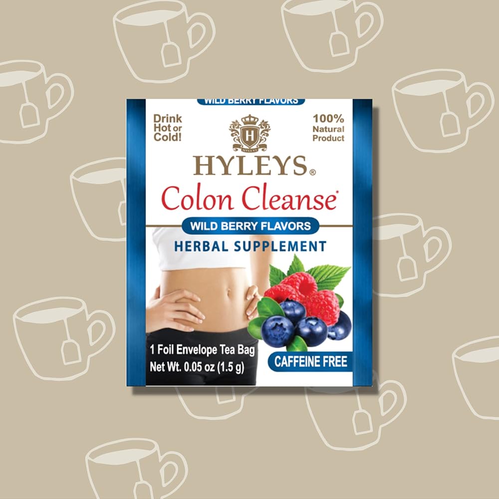Hyleys Colon Cleanse Tea Acai Berry Flavo