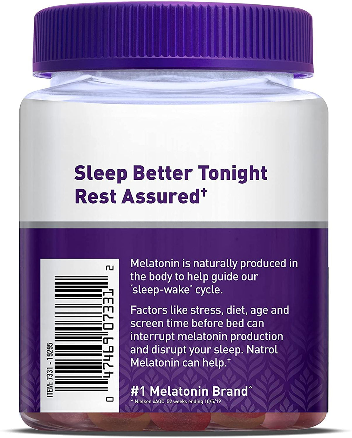 Natrol Melatonin 10 mg Sleep Gummies Strawberry - 450 Count - image 3