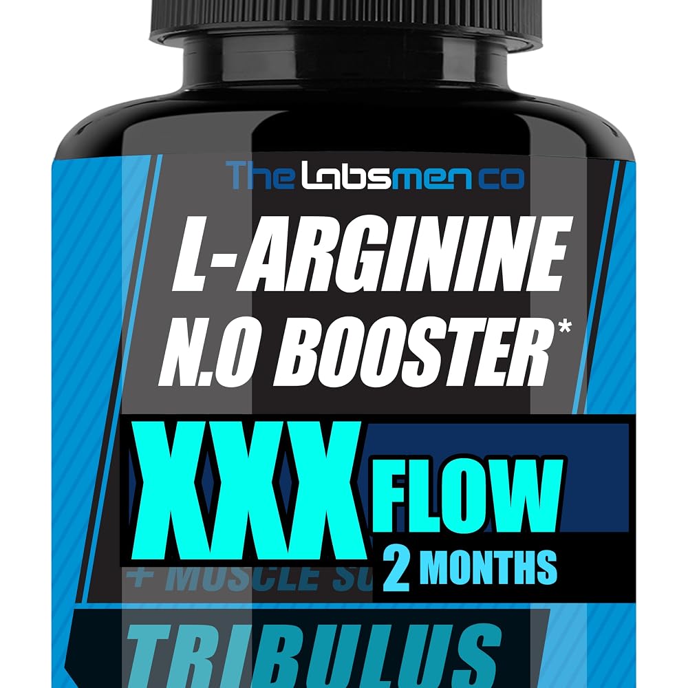 THELABSMENCO L-Arginine Nitric Oxide Supplement for Men - 120 Capsules