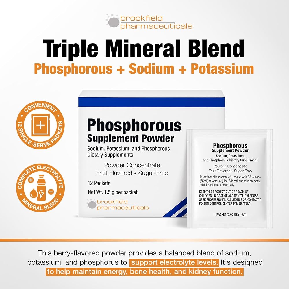 Brookfield Pharmaceuticals Phophorus Supplements Set