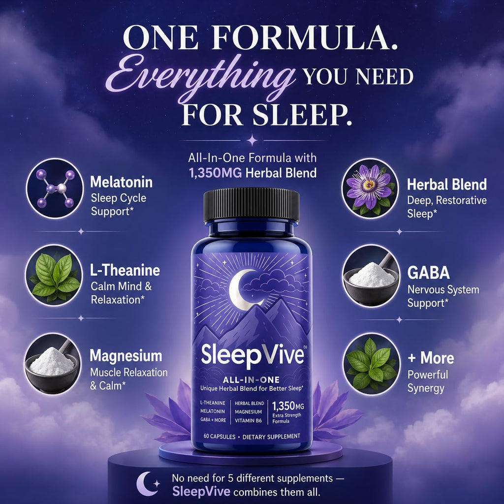 Diamond Clouds SleepVive Natural Sleep Aid - 60 Capsules - image 4
