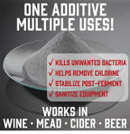 CellarScience Potassium Metabisulfite SO2 Wine Preservative - 4 oz - image 3