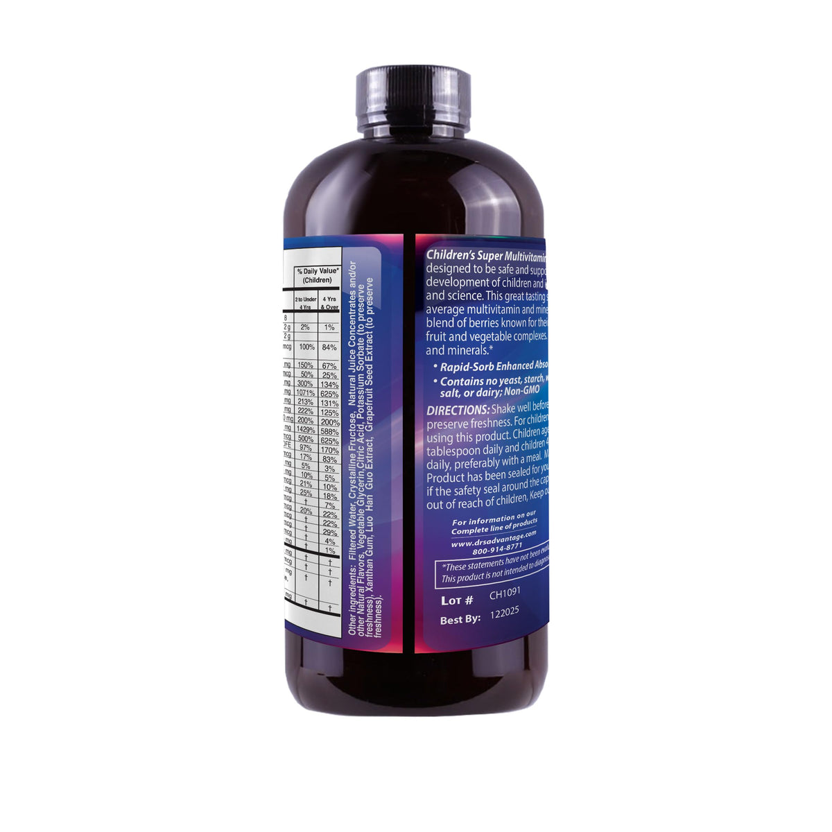 Drs Advantage Liquid Children's Multivitamin & Mineral - 32 Fl Oz - image 4