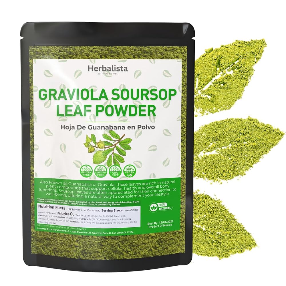 HERBALISTA Soursop Leaf Powder - 16 oz (453g) - image 7