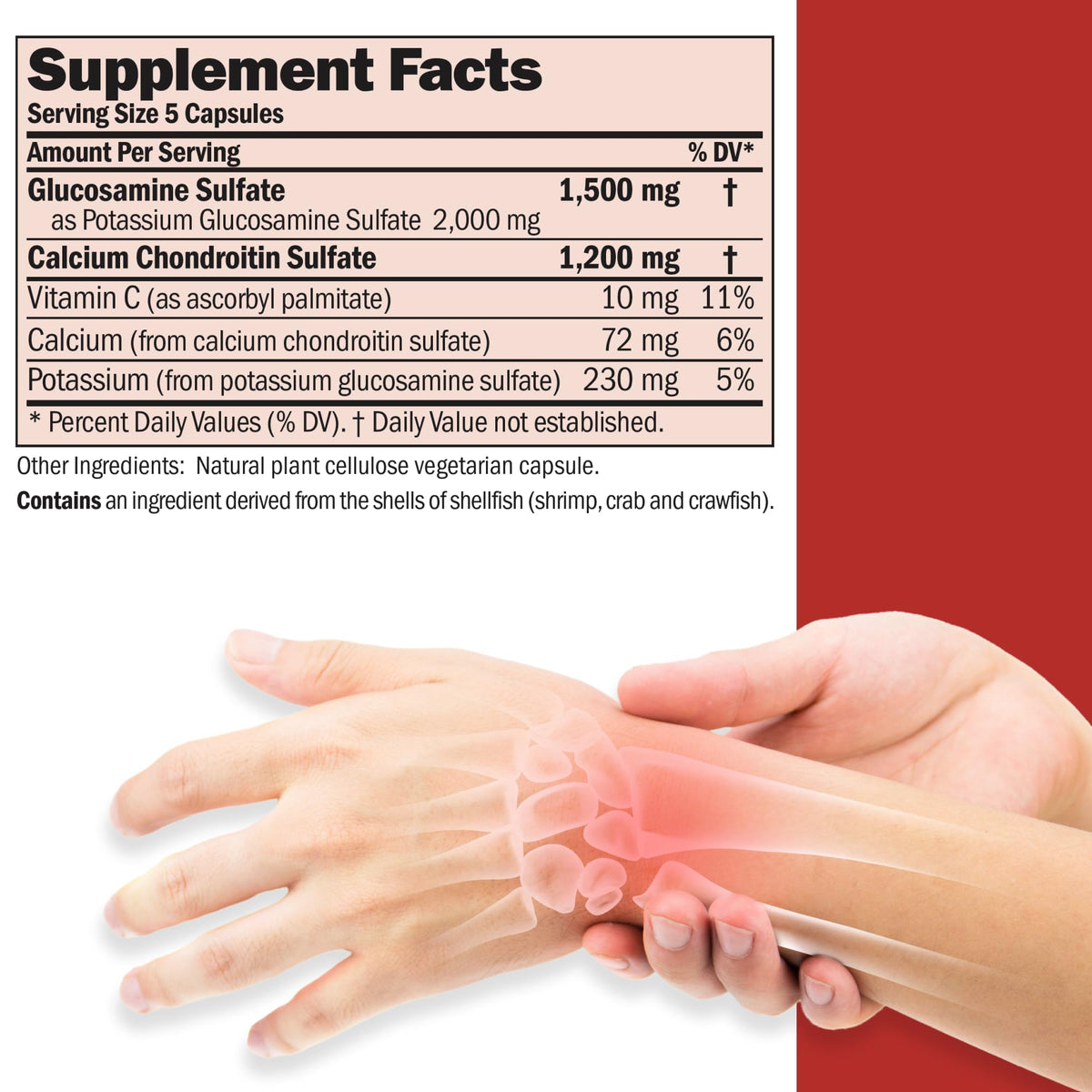 ANDREW LESSMAN Glucosamine 1500 Chondroitin 1200 - Capsules - All