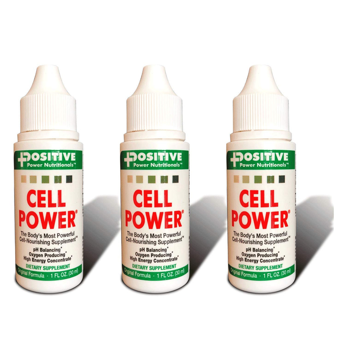 Positive Power Nutritionals Cell Power Liquid Concentrate - 3 x 1 oz