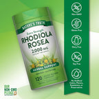 Nature's Truth Rhodiola Rosea Herbal Support - 120 Capsules - image 3