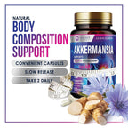 Nature's Peak Akkermansia Gut Health Supplement 2 Billion AFU
