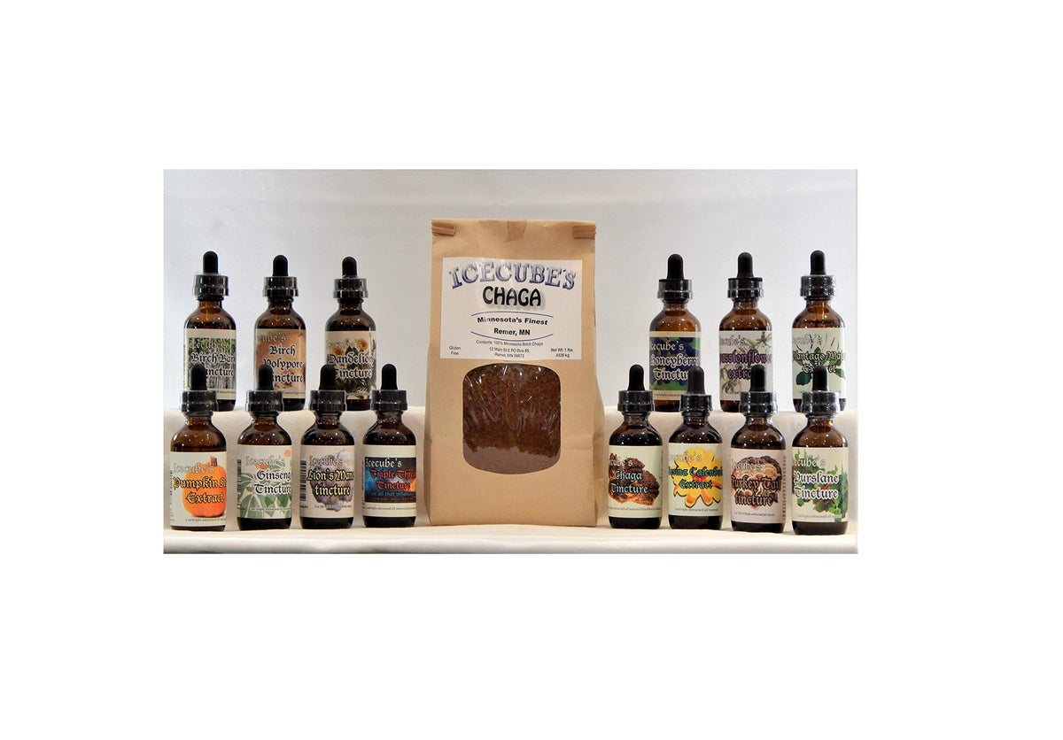 Icecube's Chaga Ground Wild Mushroom Tea - 16 Ounces - image 2