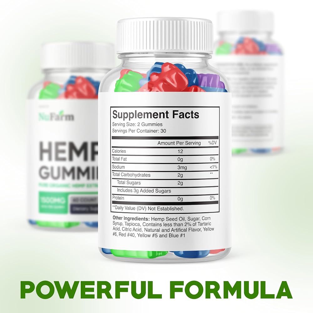 Purvia United Farms Hemp Gummies 25mg - 60 Gummies - image 4