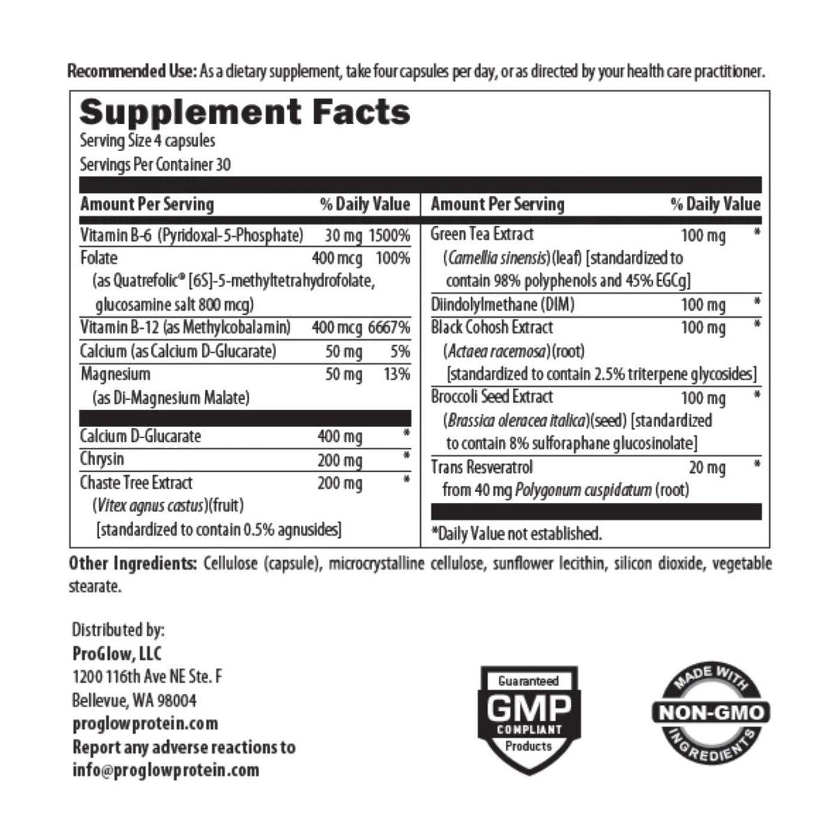 ProGlow All Good Multivitamin for Hormone Support - 120 Capsules - image 2