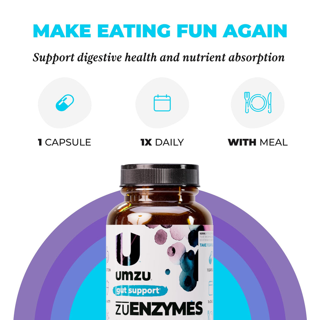 UMZU zuEnzymes Digestive Enzyme Supplement - 30 Capsules - image 5