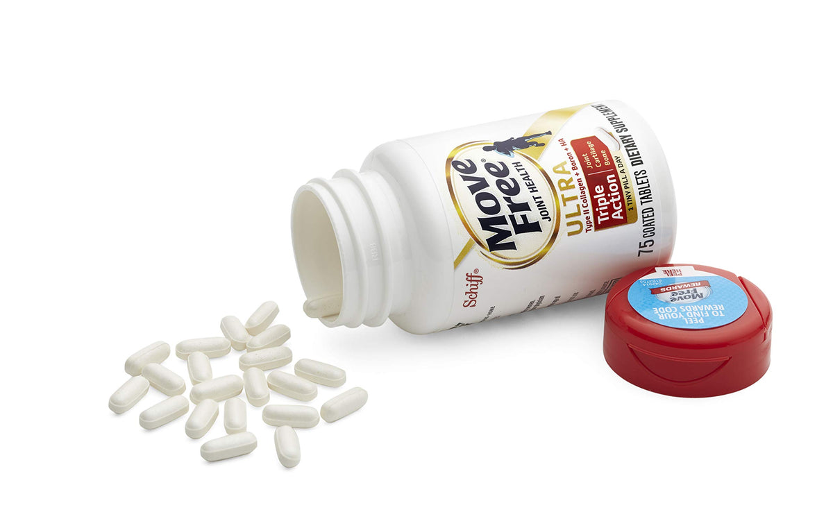 Move Free Ultra Triple Action Type II Collagen Tablets - 225 Count - image 5