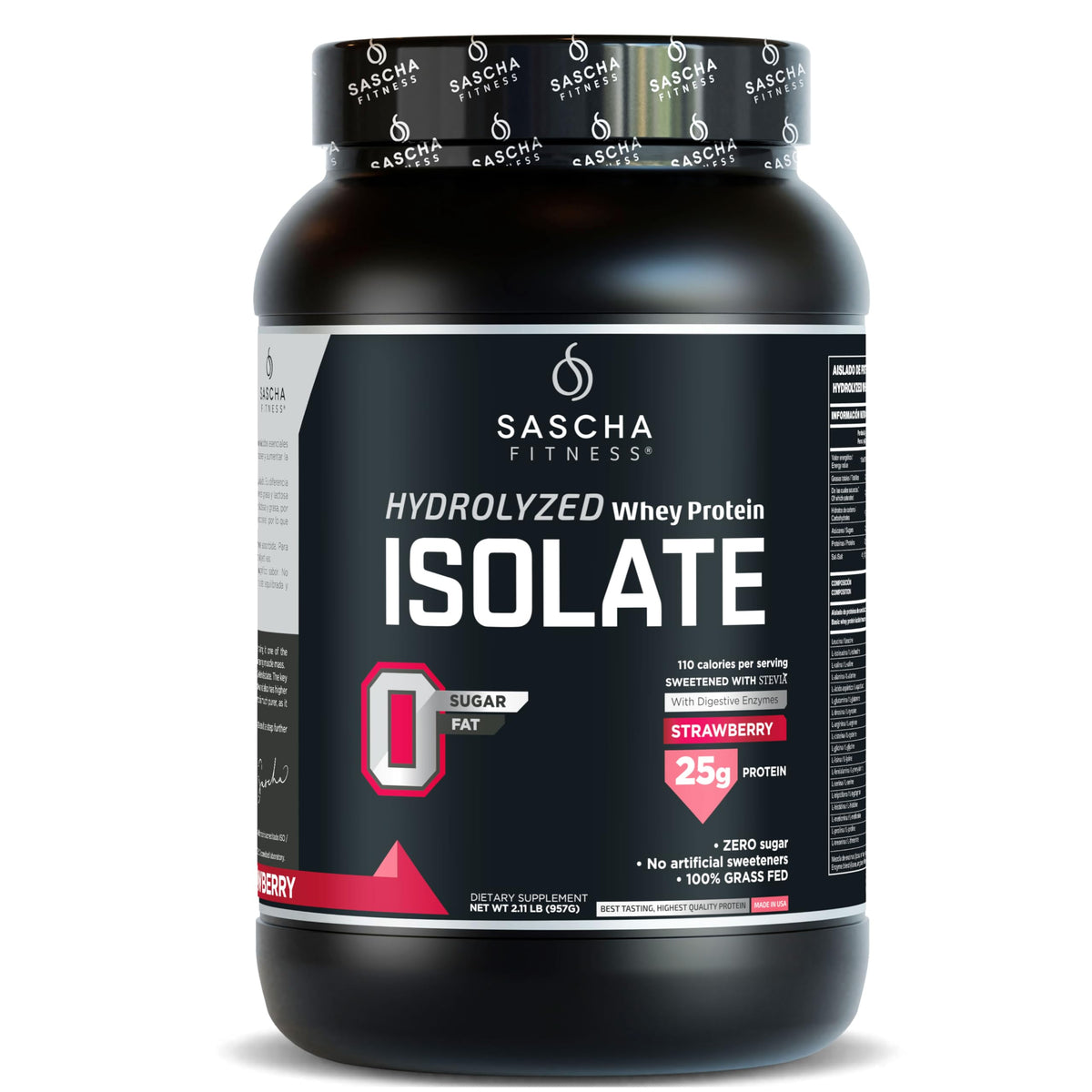 SASCHA FITNESS Hydrolyzed Whey Protein Isolate
