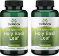 Swanson Holy Basil Leaf Tulsi 800 mg - 120 Capsules (2 Pack)