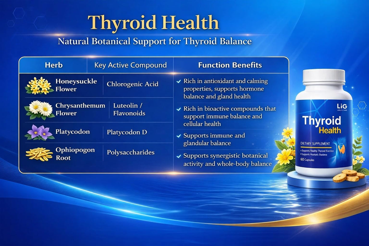 LIG Health Care Thyroid Health Herbal Supplement - 60 Capsules - image 4