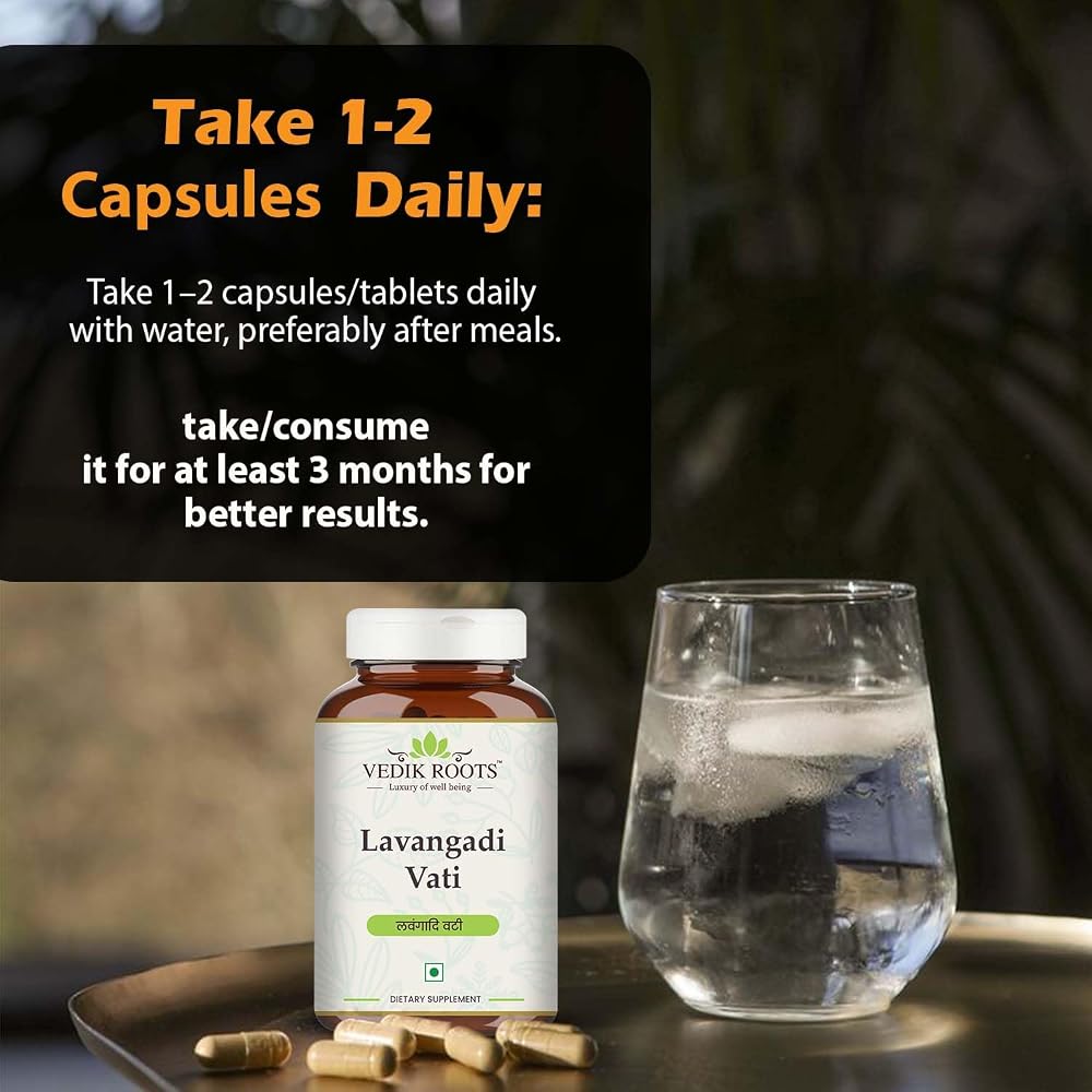VEDIKROOTS Lavangadi Vati - Natural Support for Nasal Comfort