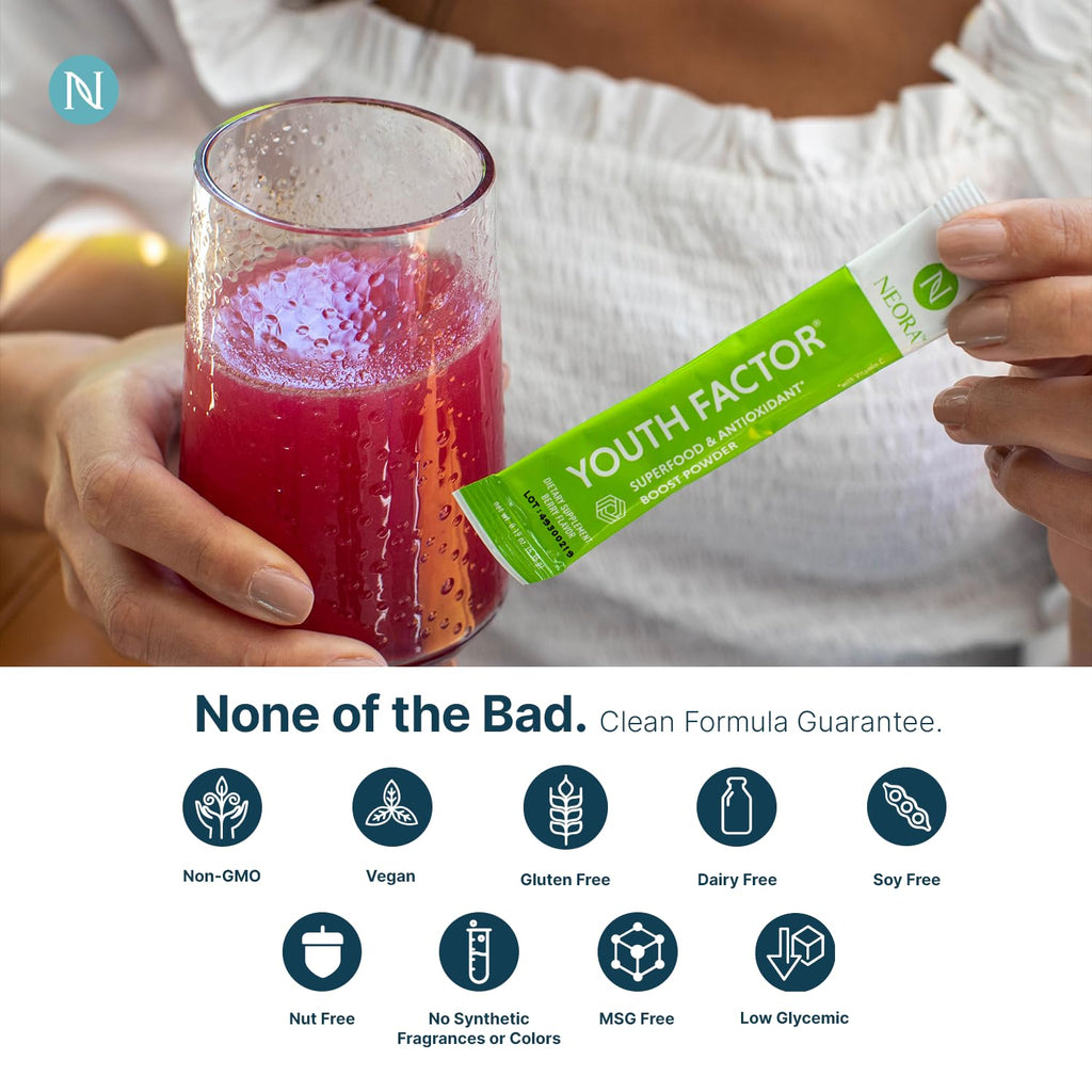 NEORA Youth Factor Superfood Boost Powder - 30 Packets - image 5