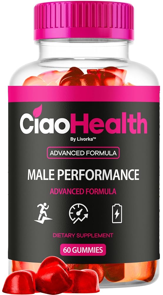 LIVORKA Ciao Health Gummies for Men - 60 Gummies