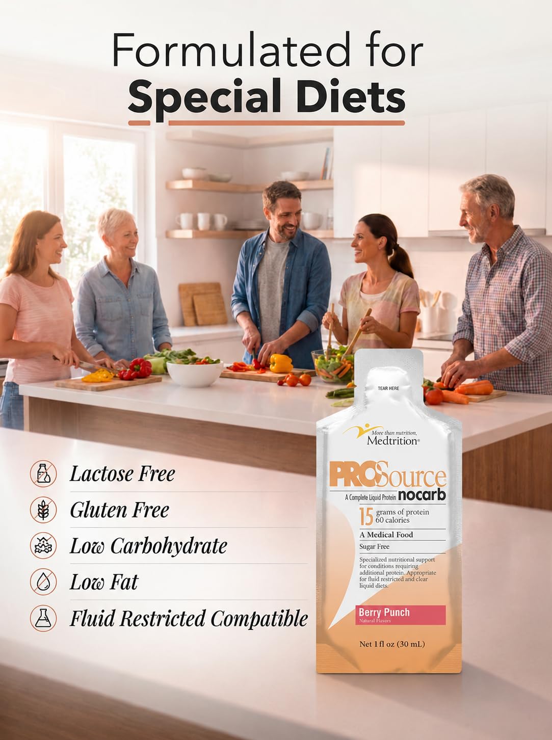 Medtrition ProSource NoCarb Liquid Energy Packets
