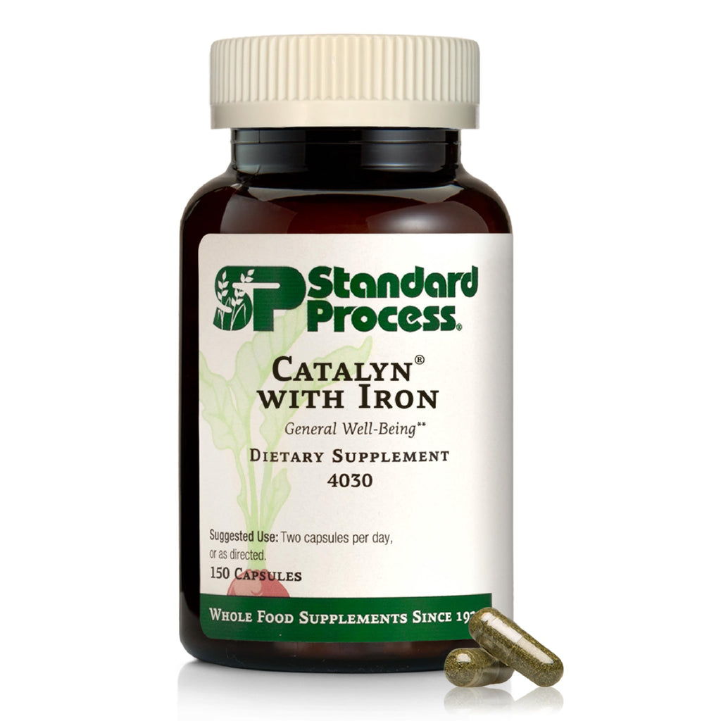 Standard Process Catalyn with Iron, Energy Metabolism Support - 150 Capsules