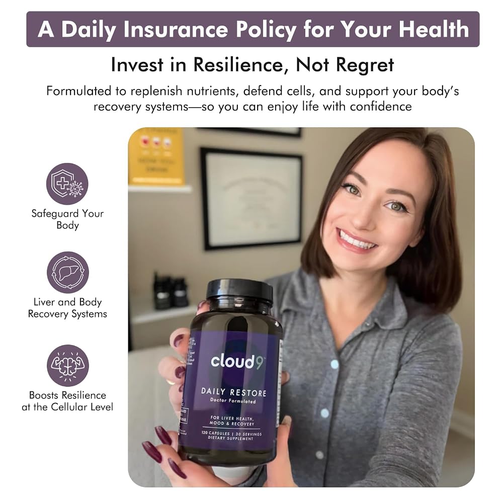 Cloud9 Daily Restore Liver Cleanse with Milk Thistle - 120 Capsules - image 5