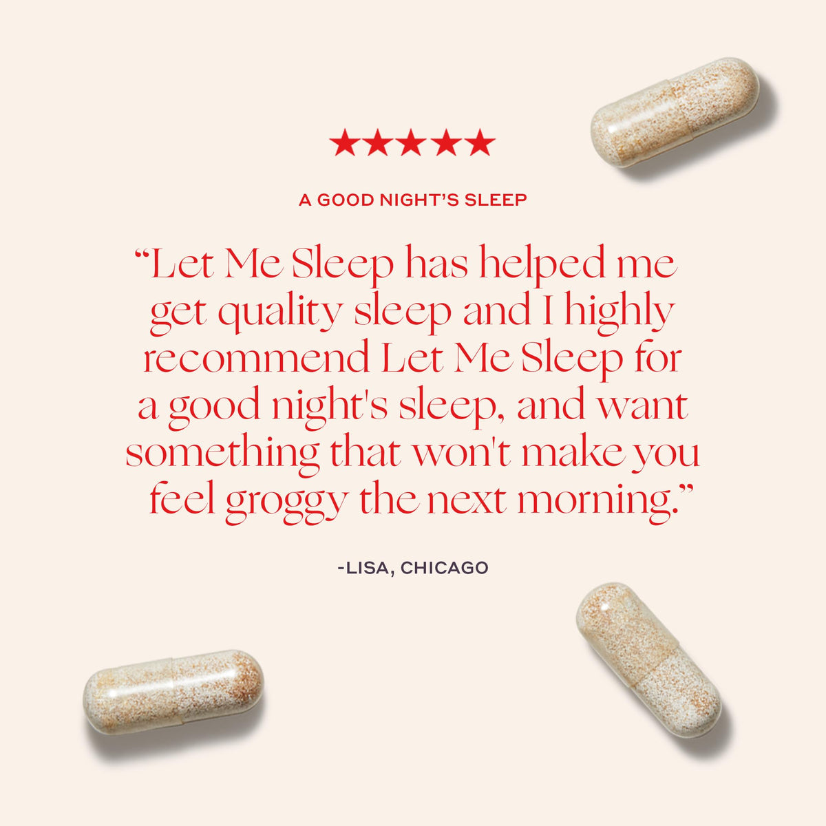 Womaness Let Me Sleep Melatonin & Magnesium - 30 Capsules - image 5