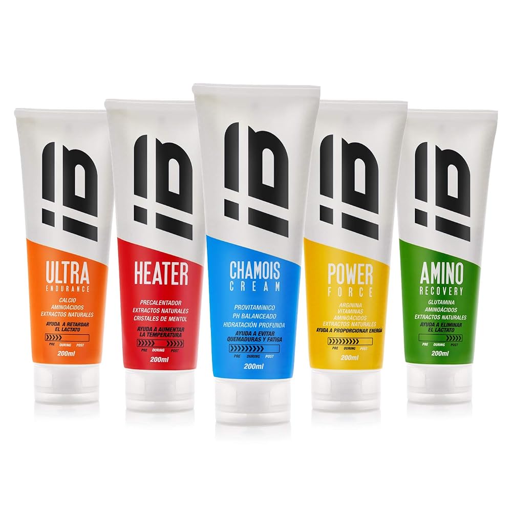 IB Performance KIT 5 INBIKE Creams for Muscle Prep - 200 Fl Oz