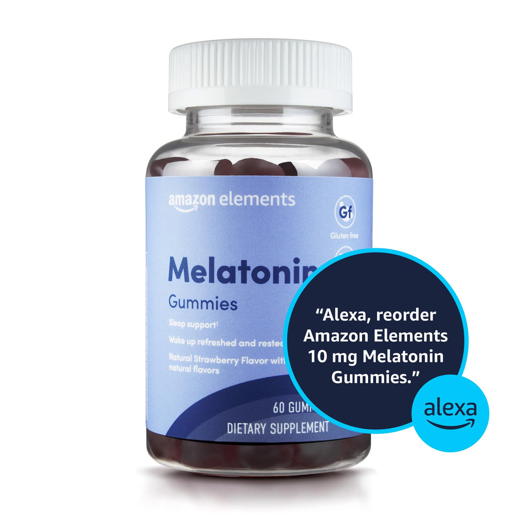 Amazon Elements Melatonin Gummies Sleep Support 10mg - 60 Count - image 4