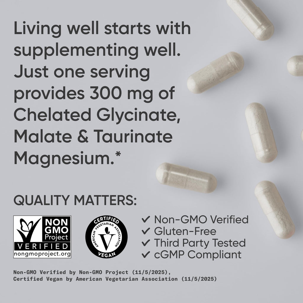 Sports Research Triple Magnesium Complex 300mg - 120 Capsules - image 4