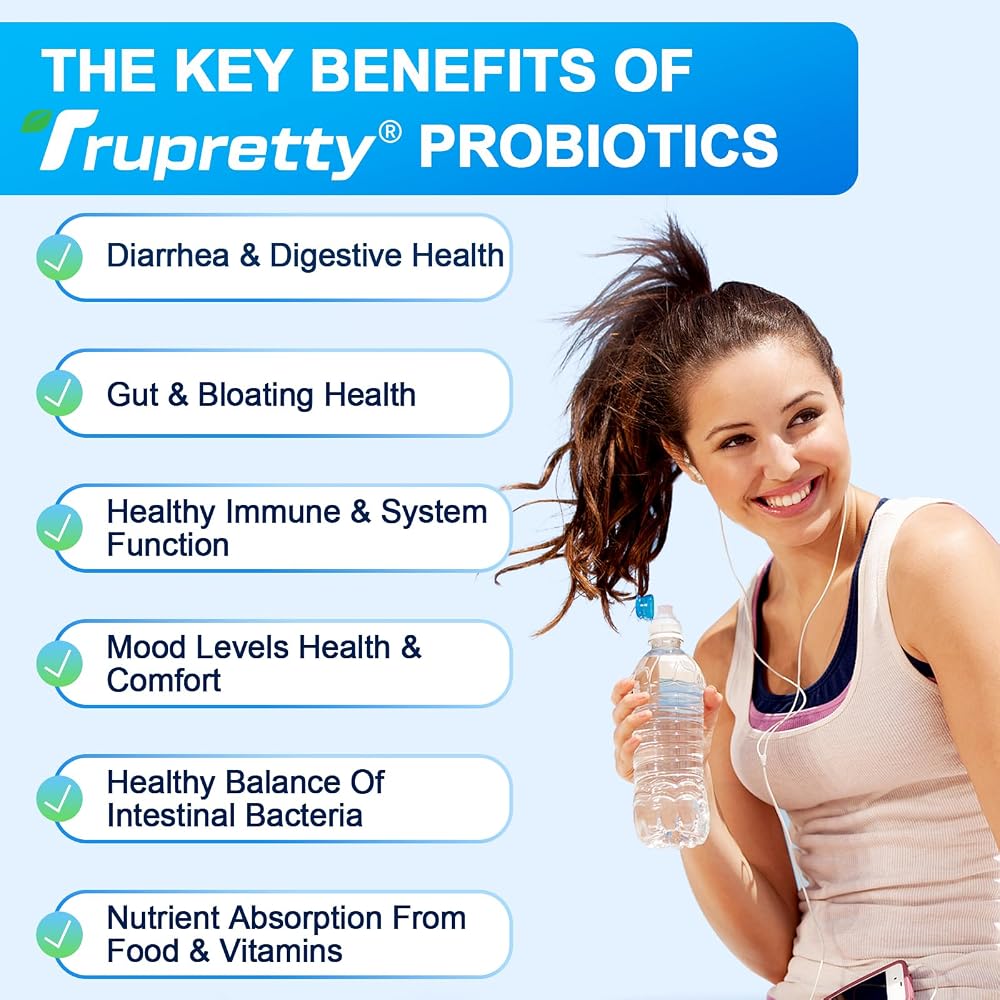 Trupretty Probiotics for Women Men, Daily Supplement