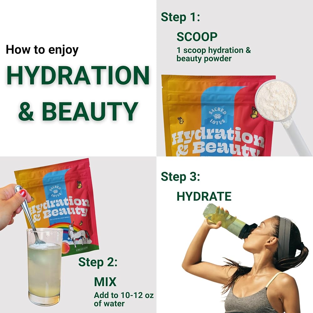 Sacred Lotus Hydration Bag + Packets Variation