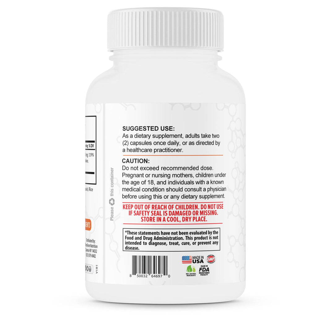 TerraForm Nutrition Complete Magnesium Complex - 60 Capsules - image 6