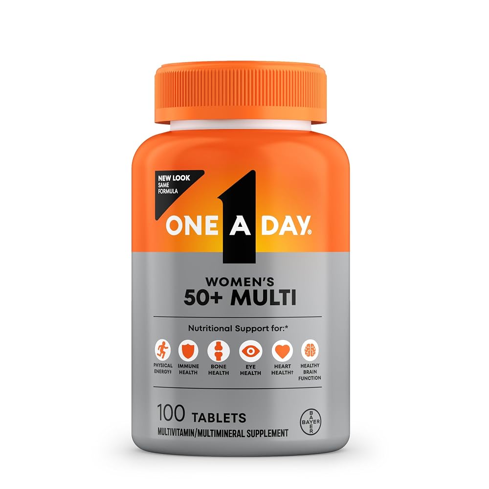 One A Day Women 50+ Multivitamin - 100 Tablets