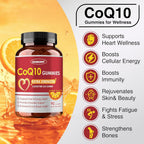 ZEBORA CoQ10 200mg Gummies, Orange Flavor - 90 Gummies - image 4