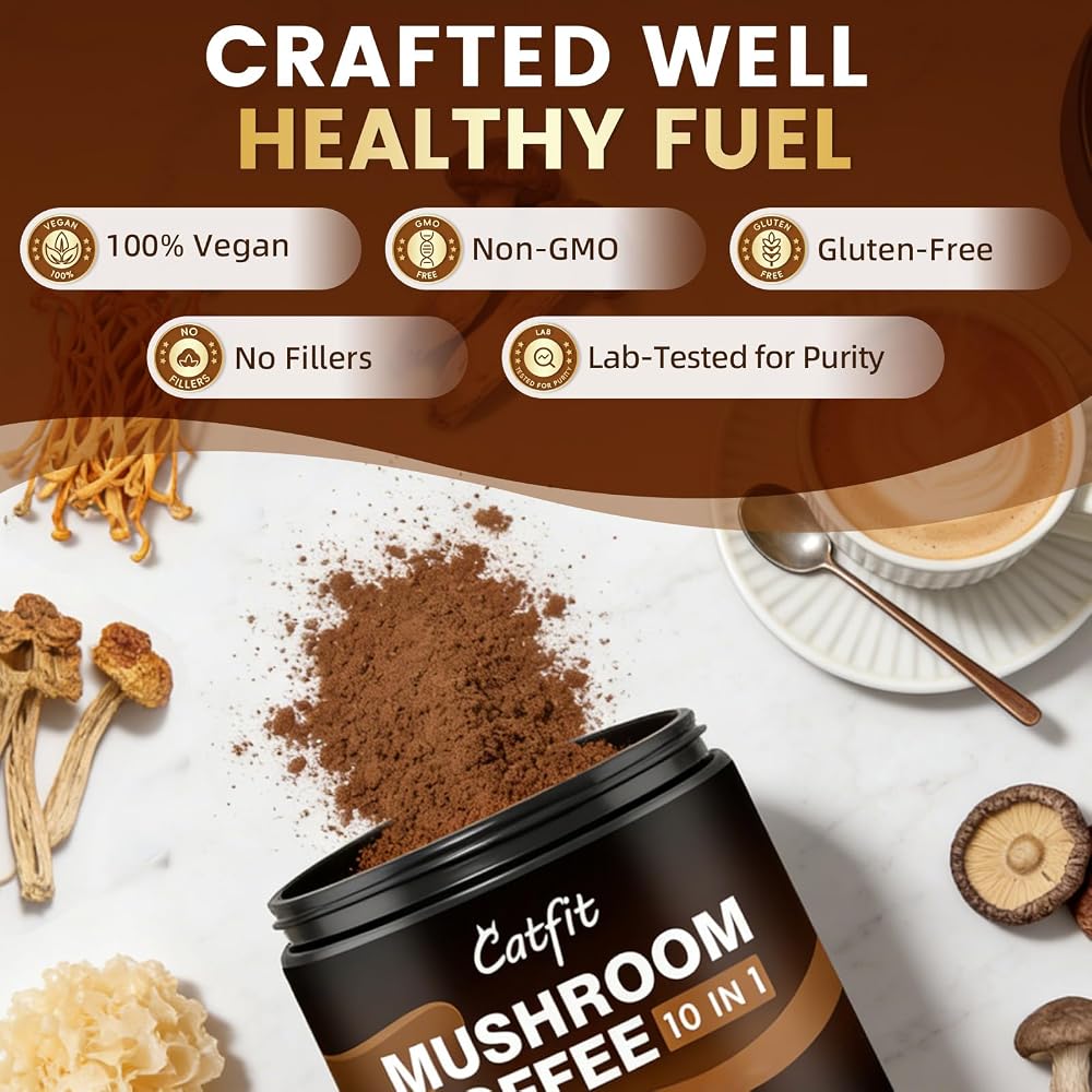 Catfit Mushroom Coffee Powder