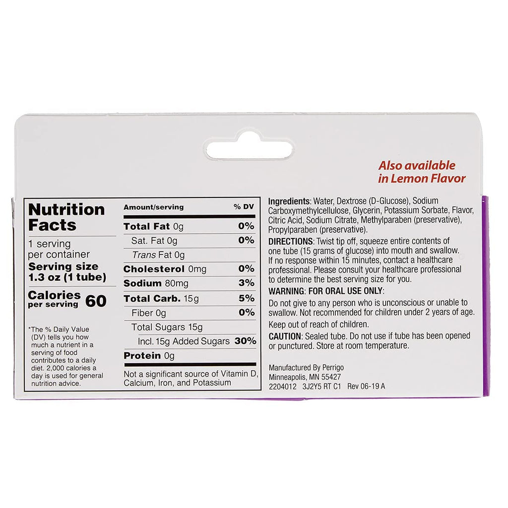 GAMENOTE GLUTOSE 15 Oral Gel Grape Flavor - 3 Pack - image 3