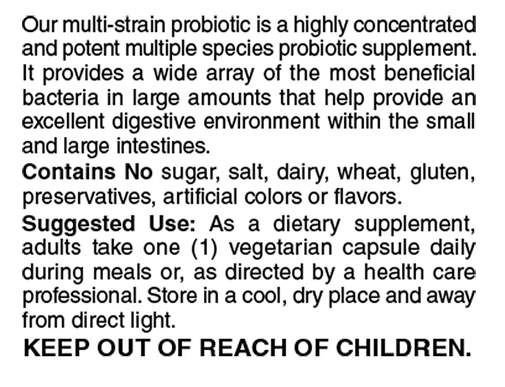 Holly Hill Health Foods Suprema Dophilus Probiotic - 240 Vegetarian Capsules - image 4