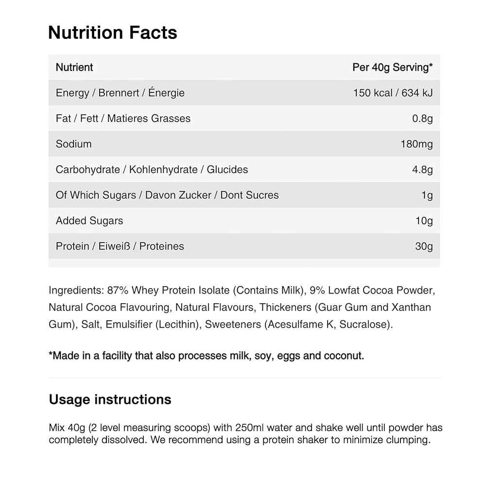 NeverSecond P30 Recovery Drink Mix Chocolate - 15 Servings - image 3