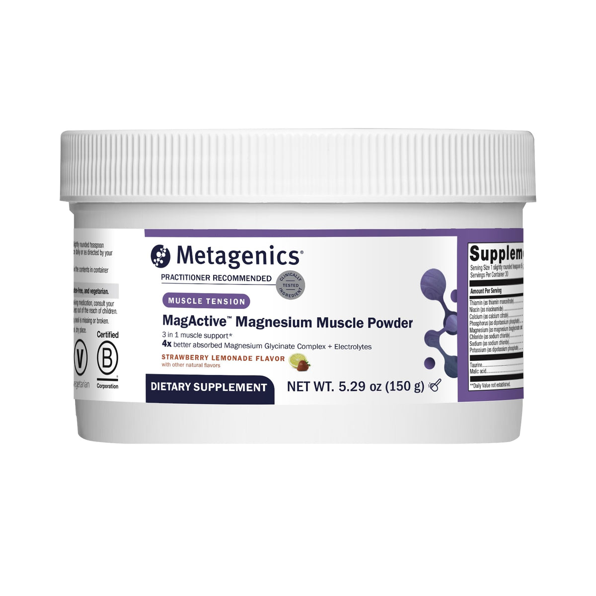 Metagenics MagActive Magnesium Muscle Powder - 150 g